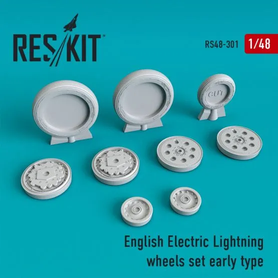 English Electric Lightning Wheels set early type 1:48