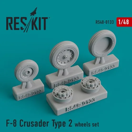 F-8 Crusader Type 2 wheels set 1:48