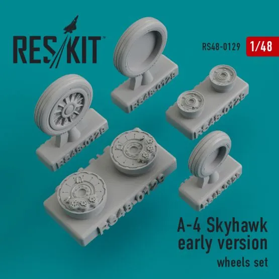 A-4 Skyhawk early version wheels set 1:48