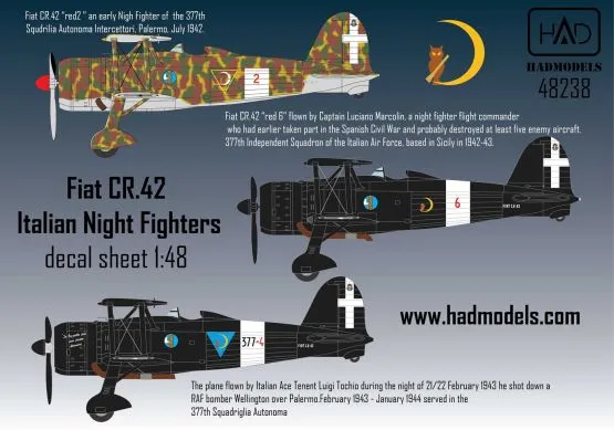 Fiat CR.42 Italian Night figthers 1:48