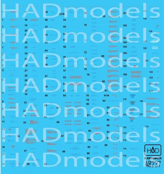 MiG-21 MF/Bis stencil 2 blue 1:48