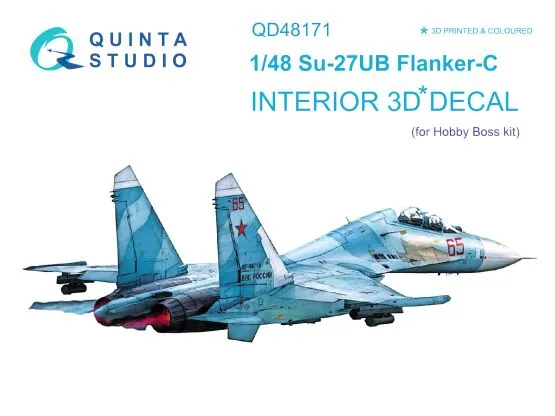 Su-27UB interior for Hobby Boss 1:48