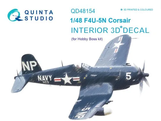 F4U-5N interior for Hobby Boss 1:48 F4U-5N interior for Hobby Boss 1:48