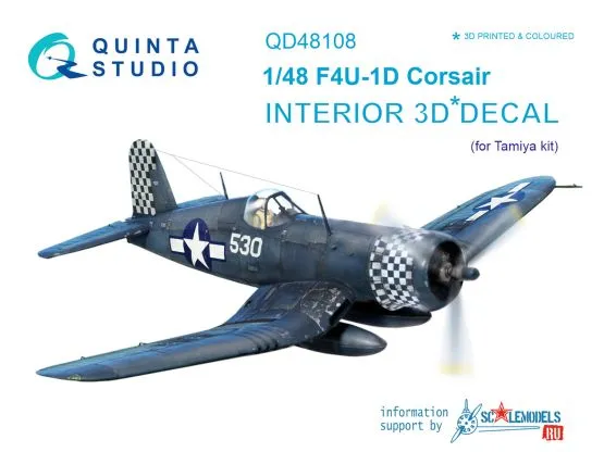 F4U-1D interior for Tamiya 1:48