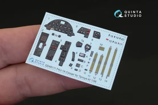 F4U-1A interior for Tamiya 1:48