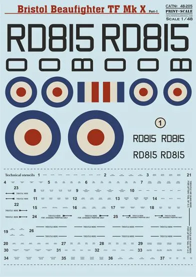 Bristol Beaufighter TF.Mk.X Part.1 1:48