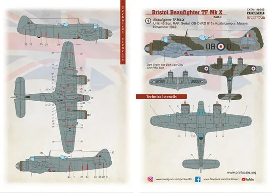 Bristol Beaufighter TF.Mk.X Part.1 1:48