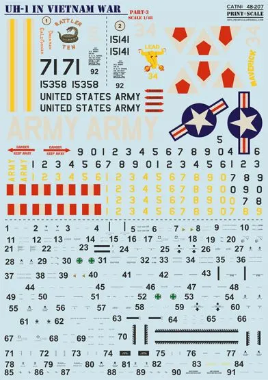 UH-1 in Vietnam War Part.2 1:48