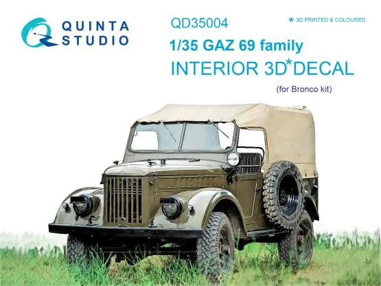 GAZ 69 Family detail set 1:35
