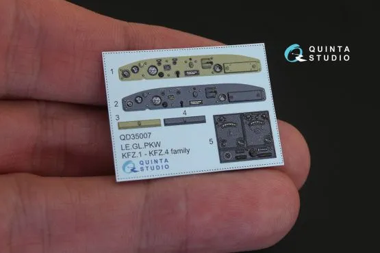 Kfz.1, Kfz.4 interior set 1:35