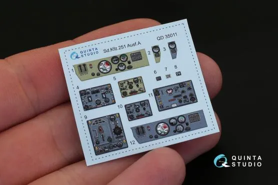 Kfz.251 Ausf.A interior set 1:35