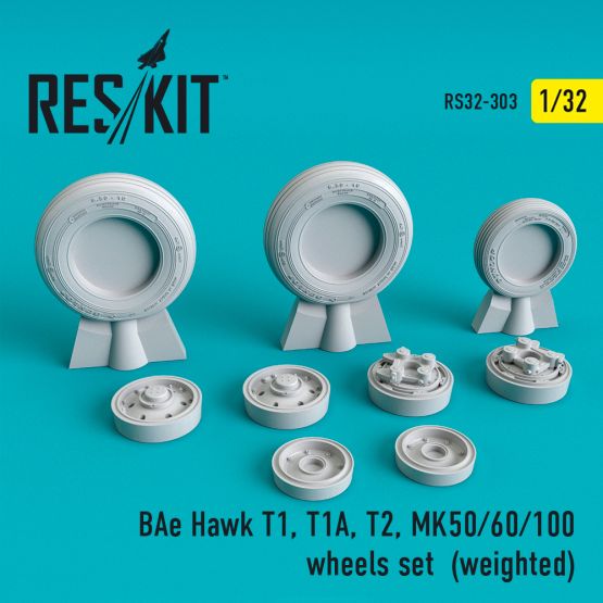 BAe Hawk T1, T1A, T2, MK50/60/100 wheels set 1:32