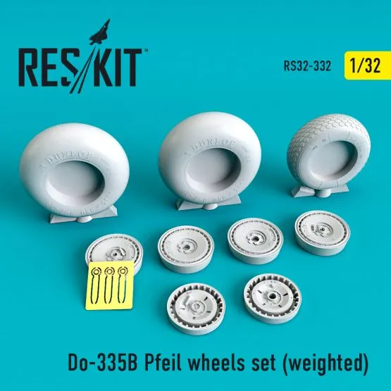 Do-335В Pfeil wheels set (weighted) 1:32
