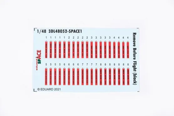 Remove Before Flight (black) SPACE 1:48