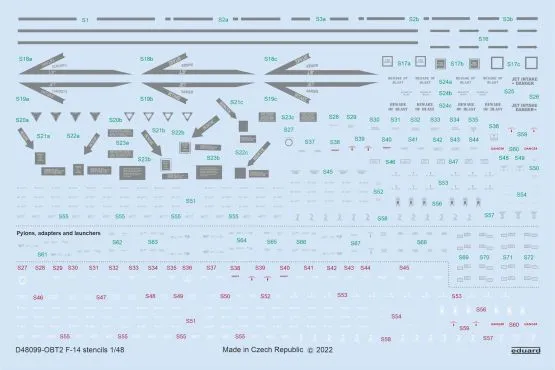 F-14 stencils 1:48