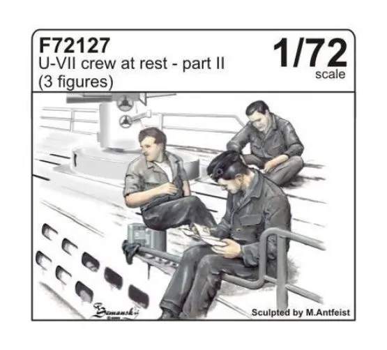 U-Boot VII Crew at rest Part.II 1:72