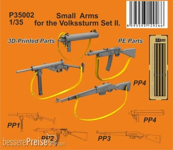 Small Arms for the Volkssturm Set II 1:35