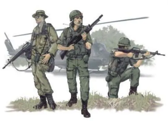 US Airborne Vietnam war 1:72