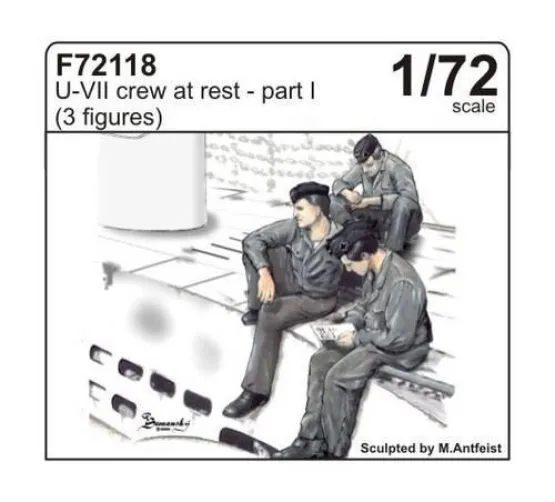U-Boot VII crew at rest part I 1:72