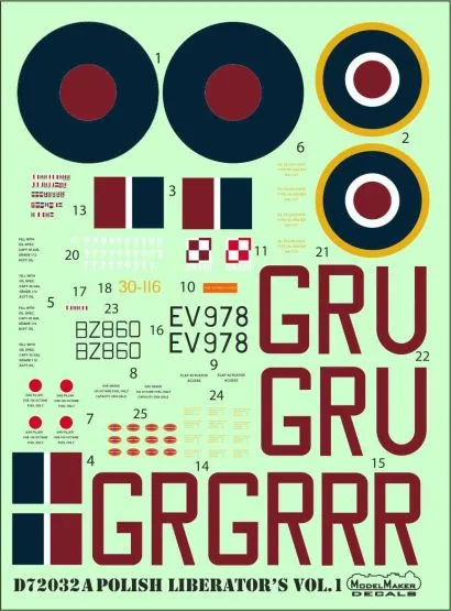 B-24 - Polish Liberators vol.1 1:72