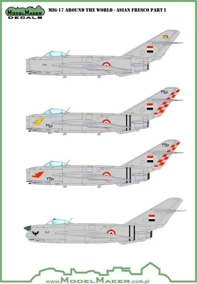 MiG-17 Around The World - Asian Fresco P.1 1:72