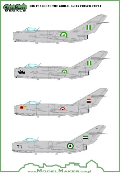 MiG-17 Around The World - Asian Fresco P.1 1:72
