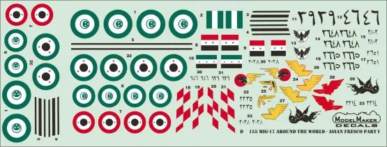 MiG-17 Around The World - Asian Fresco P.1 1:72