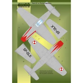 Yak-23 in Polish service 1:48