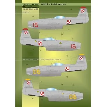 Yak-23 in Polish service 1:48