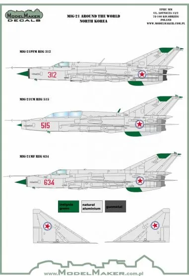 MiG-21 Around The World - North Korea 1:144