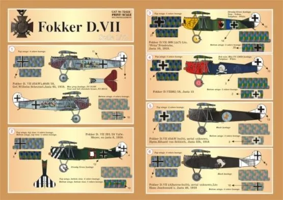 Fokker D VII Part 1 1:72