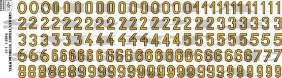 German Turret Nambers WWII Part.III 1:35