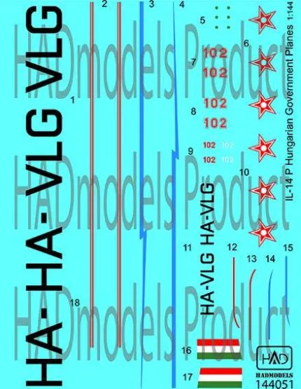 IL-14P Government plane 1:144