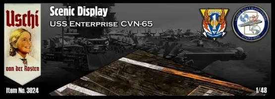 USS Enterprise CVN-65 Carrier Deck section 1:72