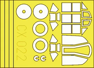 Bf 109G mask for Hasegawa 1:72