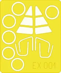 F-102 mask for Monogram/ Revell 1:48