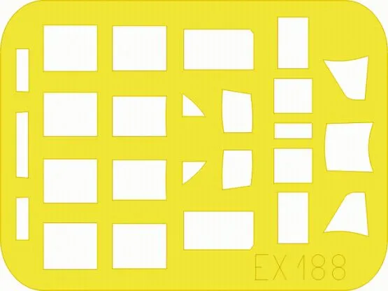 Il-2M3 mask for Accurate Miniatures 1:48