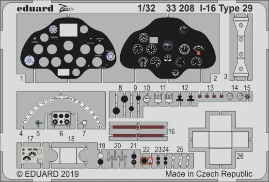 I-16 Type 29 P.E. for ICM (Zoom) 1:32
