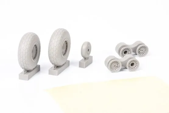 B-17 wheels oval tread 1:48
