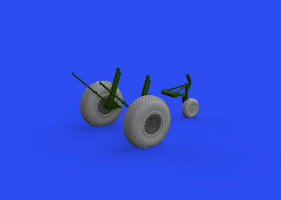 B-17 wheels block tread 1:48