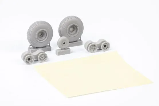 B-17 wheels block tread 1:48