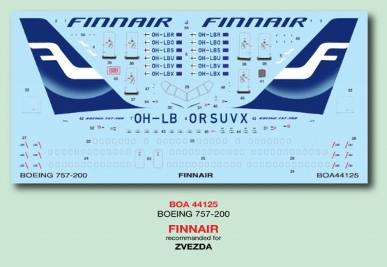 Boeing 757-200 - Finnair 1:144