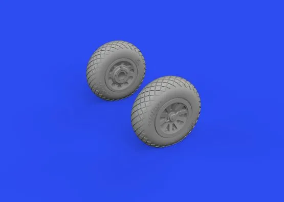 P-51B/ C wheels diamond tread 1:72 P-51B/ C wheels diamond tread 1:72