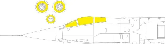 F-104S mask for Kinetic 1:48