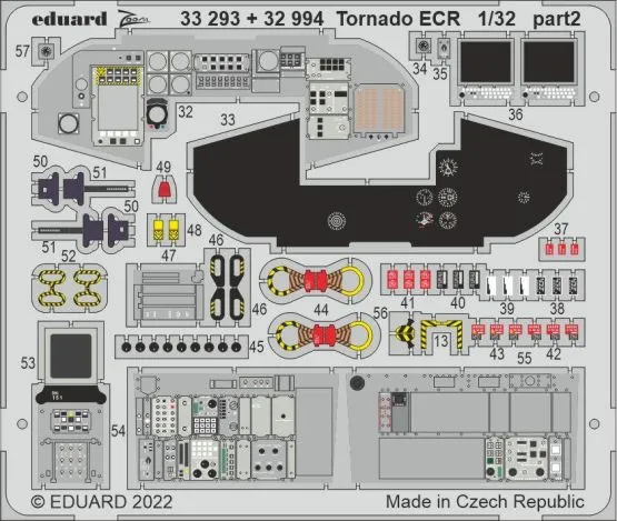 Tornado ECR interior for Italeri 1:32