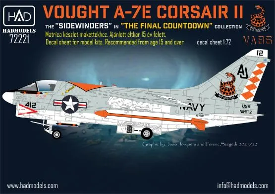 A-7E Corsair VA-86 - The final countdown 1:72