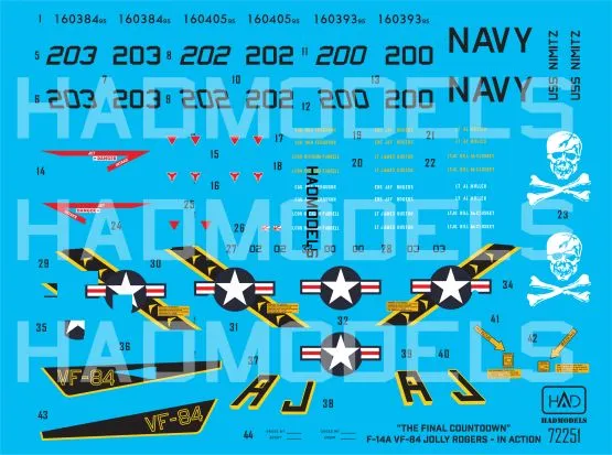 F-14A Jolly Rogers - The final Countdown 1:72