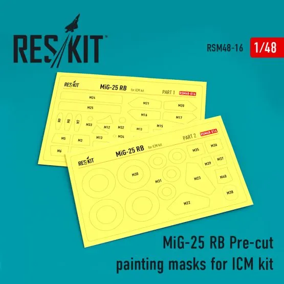MiG-25RB mask for ICM 1:48