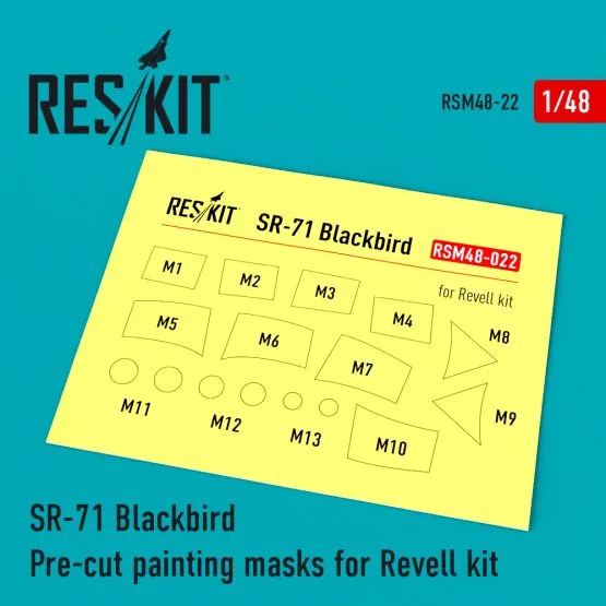 SR-71 Blackbird mask for Revell 1:48