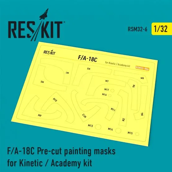 F/A-18C mask for Kinetic/ Academy 1:32